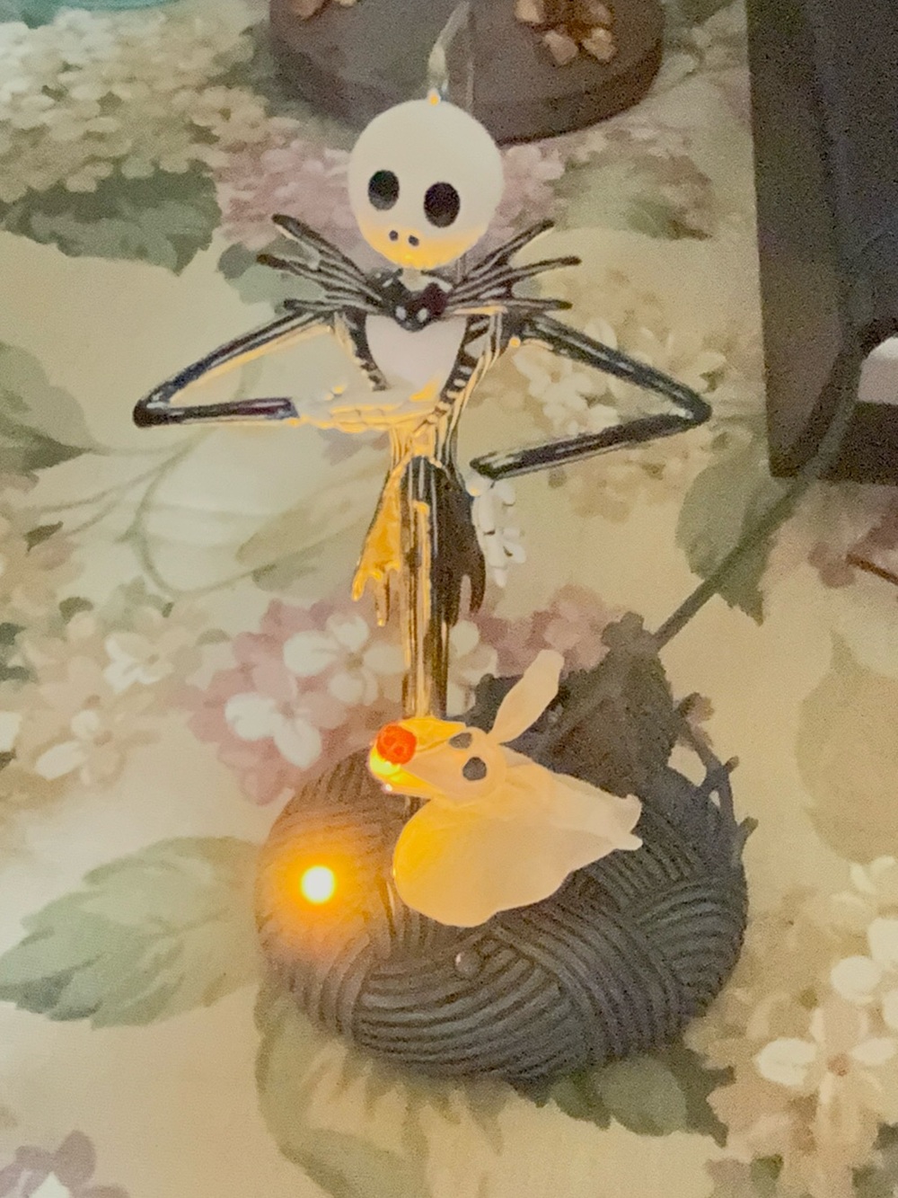 Hallmark Nightmare-Inspired Black & White Figurine Christmas ornament- Brand: